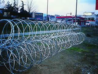High security razor wire barriers